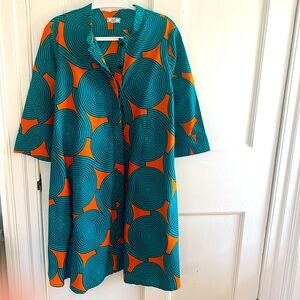 Gorgeous Zuri dress.  Unique design with African fabrics.